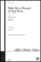 Make Me a Channel of Your Peace SATB choral sheet music cover